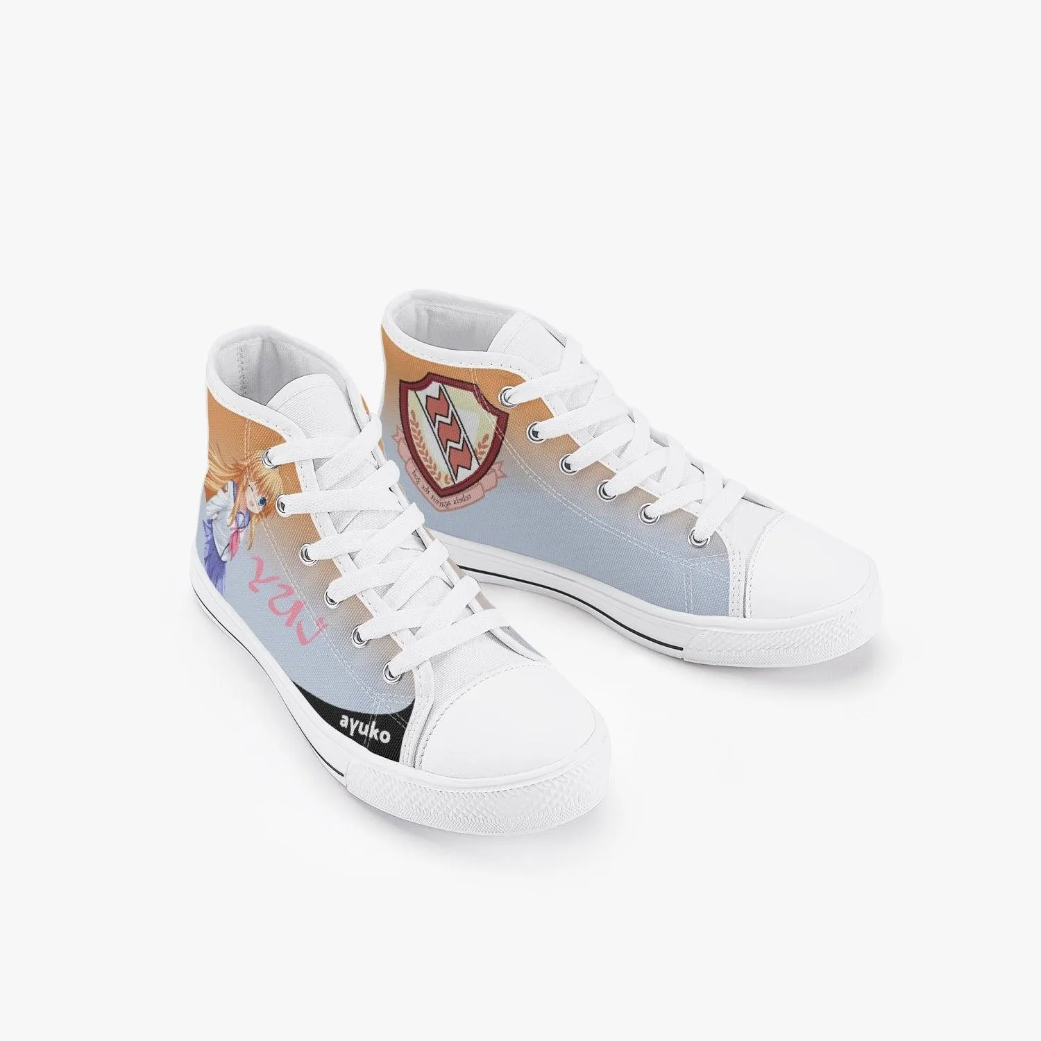 Angel Beats Yui Kids A-Star High Anime Shoes