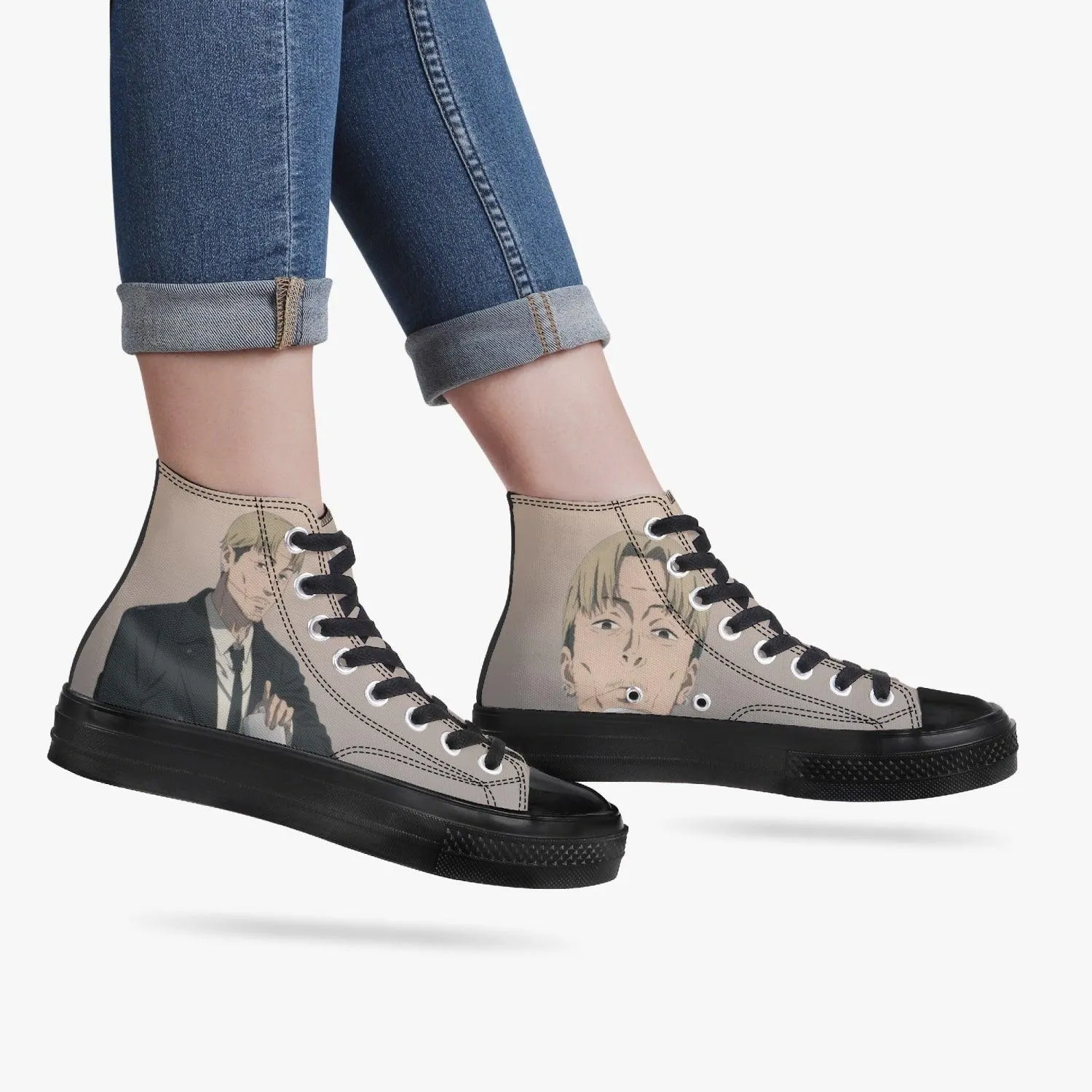 Chainsaw Man Kishibe A-Star High Anime Shoes