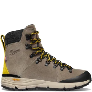 DANNER - Women's Arctic 600 Side-Zip Boot - Driftwood/Yellow Insulated 200G