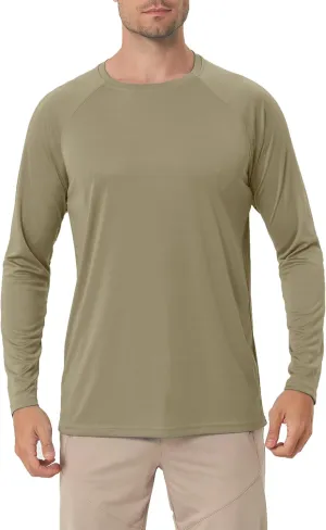 Men's Sun Protection Hoodie Rash Guard Shirts Long Sleeve UPF 50  Swim Fishing Shirt with Hood Lightweight UV SPF