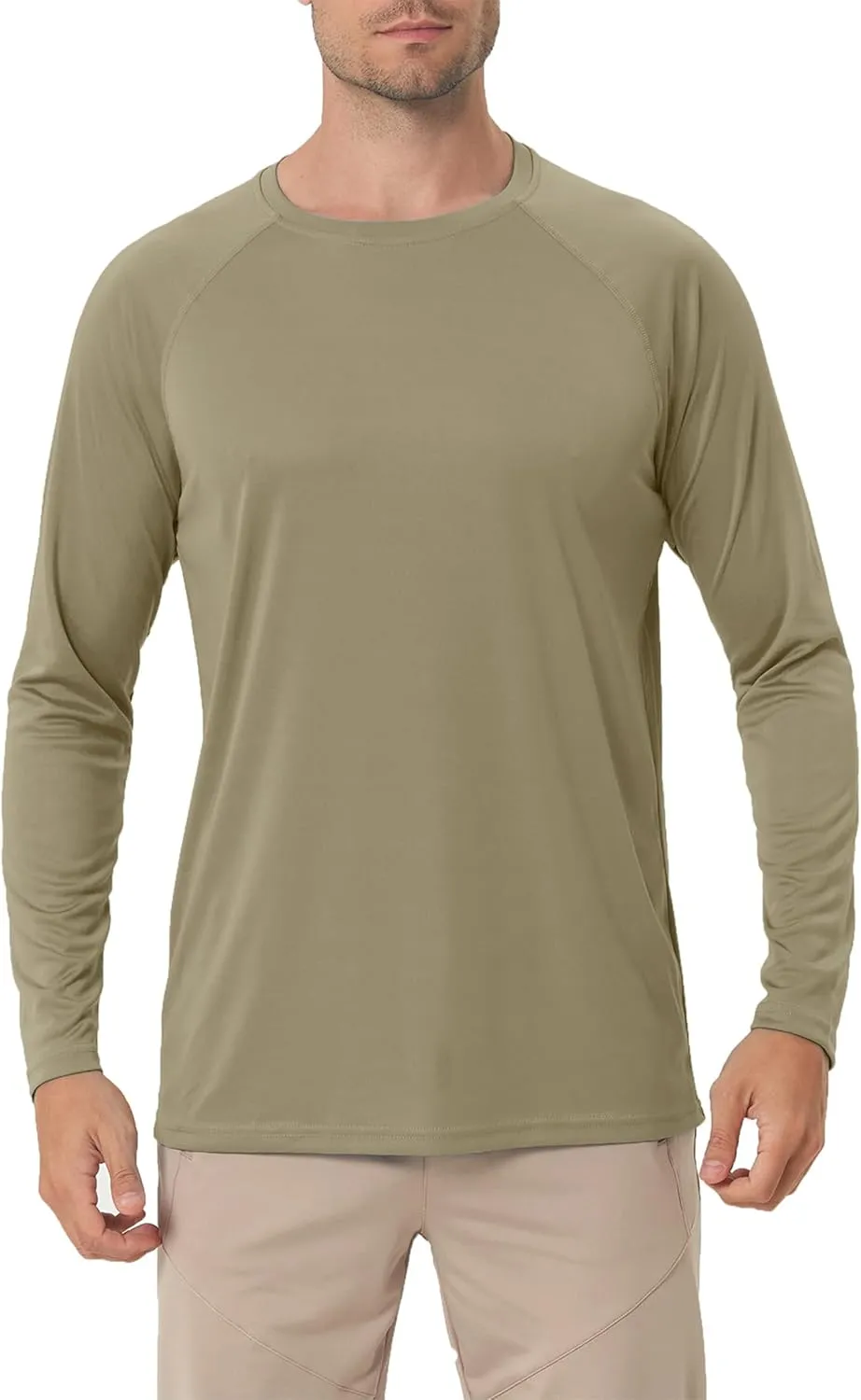 Men's Sun Protection Hoodie Rash Guard Shirts Long Sleeve UPF 50  Swim Fishing Shirt with Hood Lightweight UV SPF
