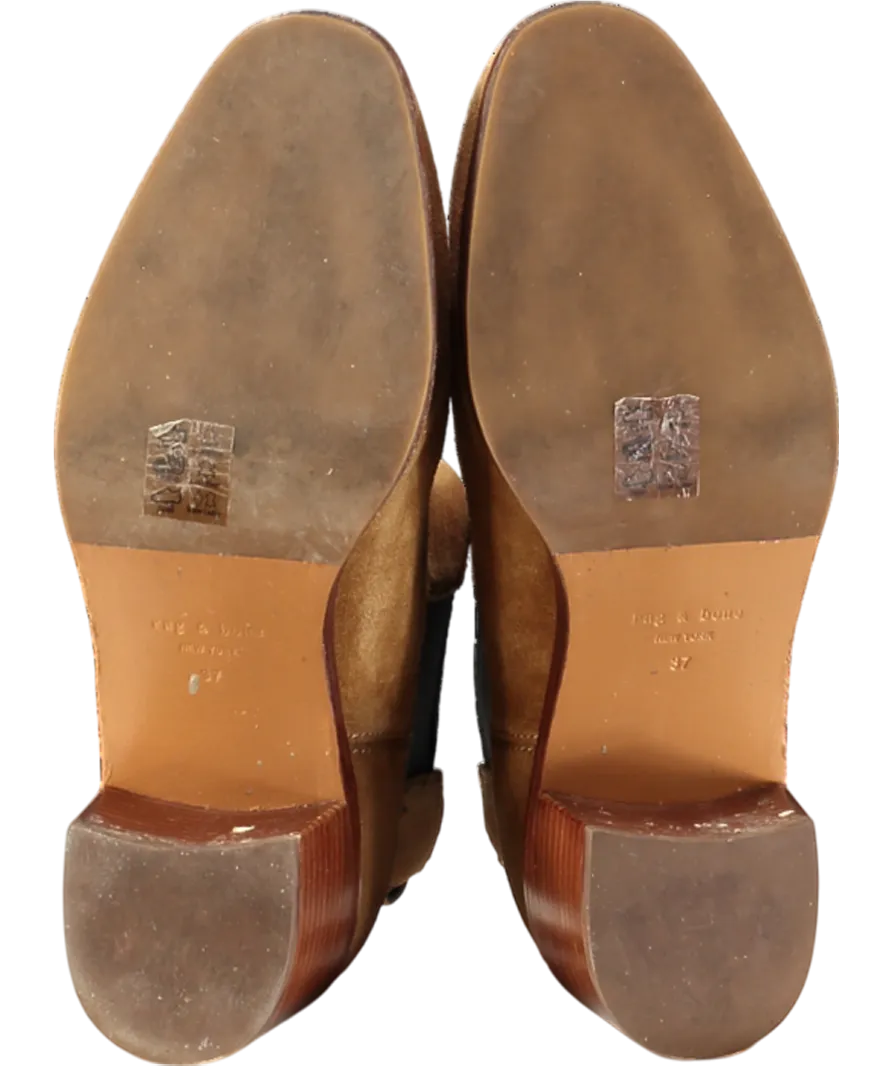 Rag & Bone Brown Joni Chelsea Boot UK 4 EU 37 👠