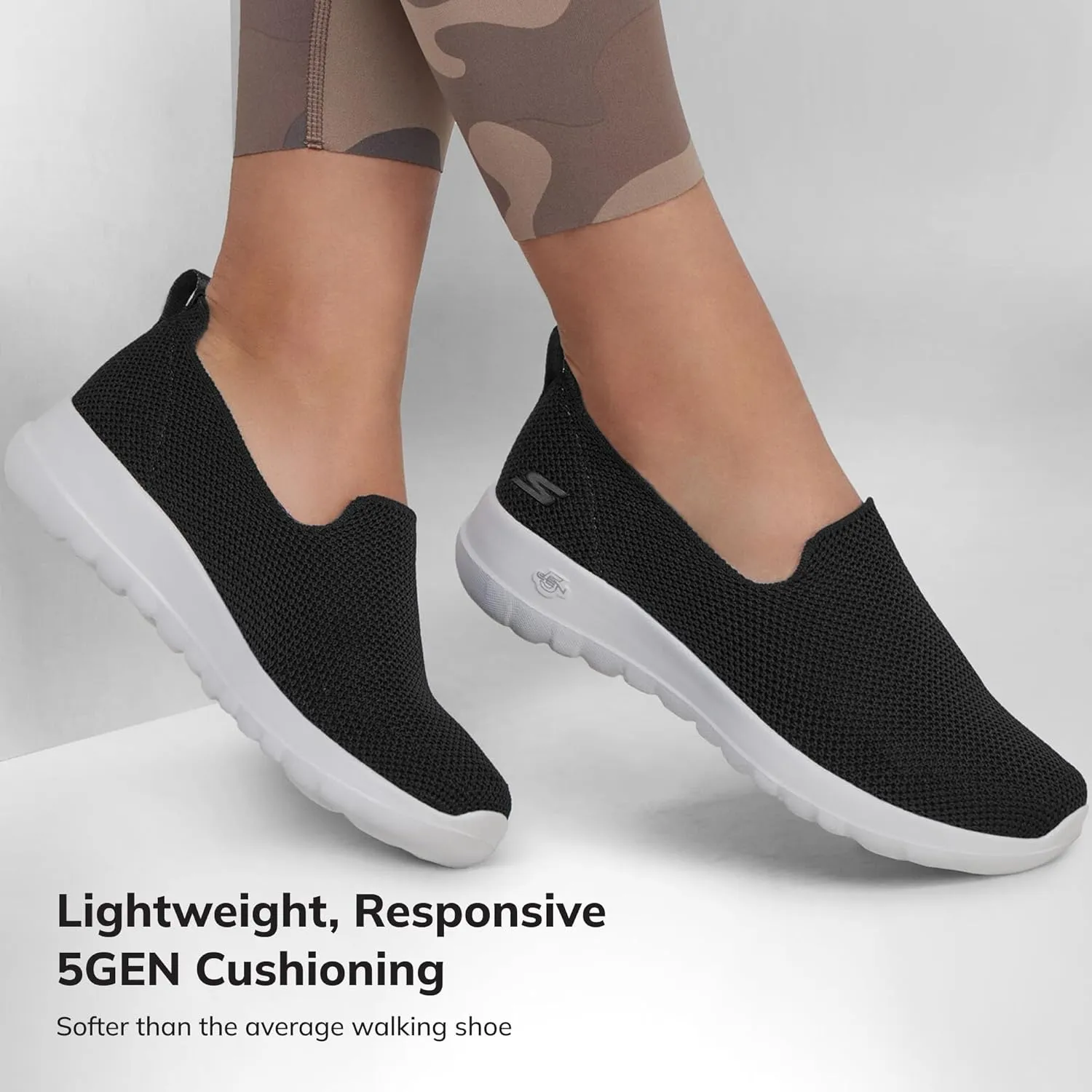 Skechers Women's Go Walk Joy Sneaker ?C 5GEN Cushioning, Air-Cooled Goga Mat, Breathable Mesh Upper