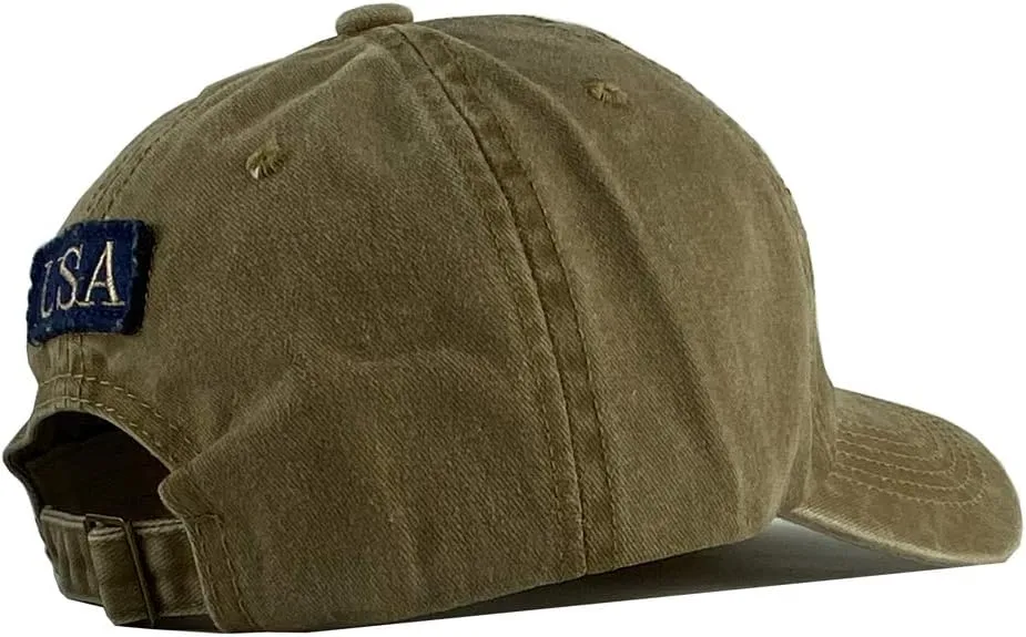 Washed American Flag Baseball Cap Retro Adjustable Sun Dad Gift Hats for Men Women Fashion Trucker Cap Unisex